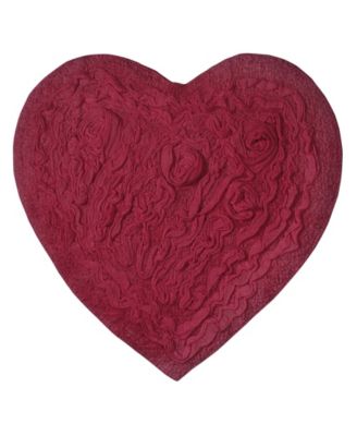Modesto Heart Shaped Bath Rug, 25" x 25"