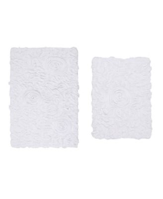 Bell Flower 2-Pc. Bath Rug Set