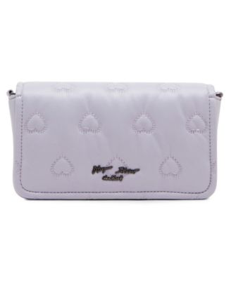 Heart Quilted Crossbody Bag