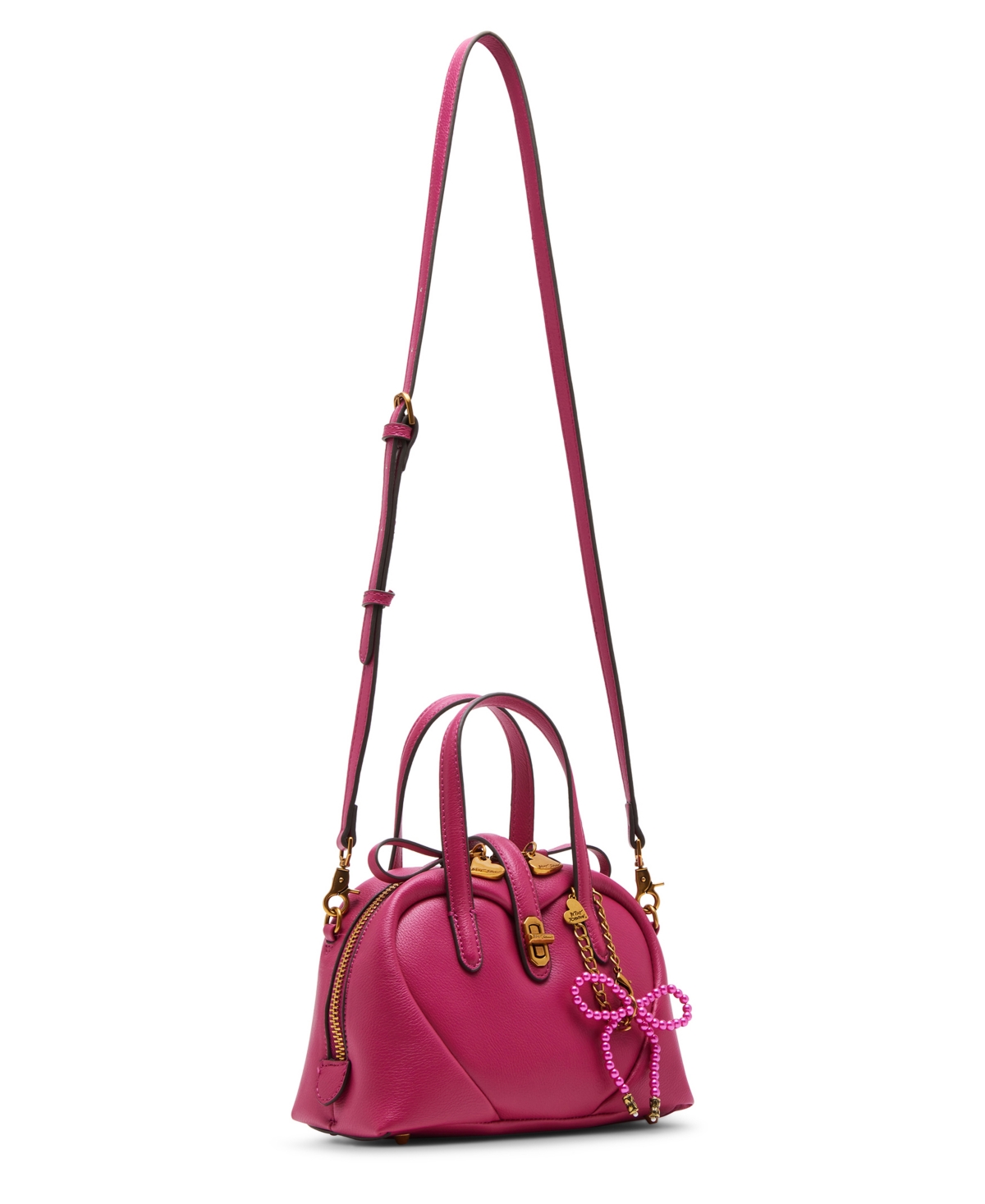 Betsey Johnson Heart Beat Satchel Bag