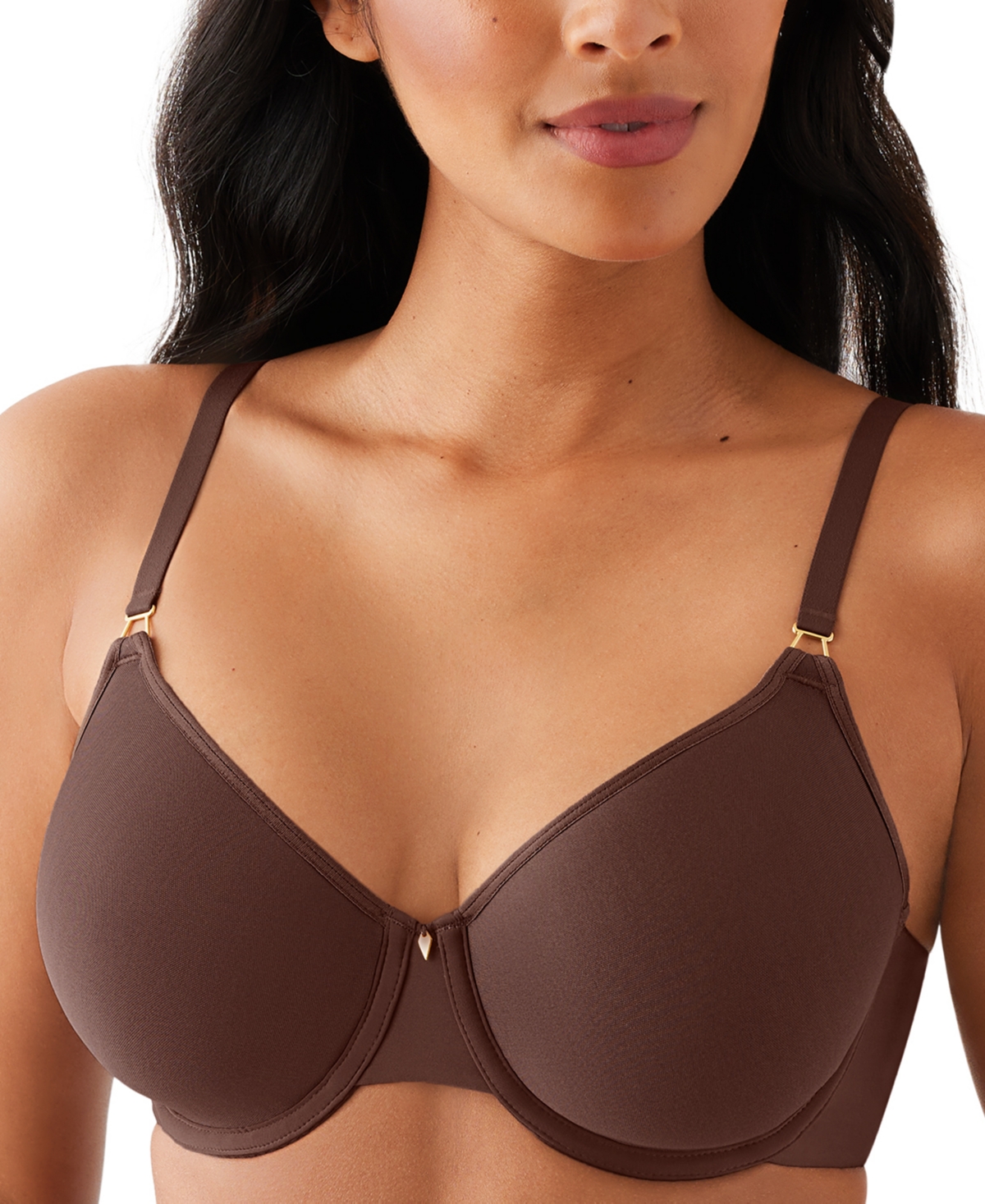 Shop Wacoal Women's Simply Done Contour T-shirt Bra 853393 In Chocolate Martini