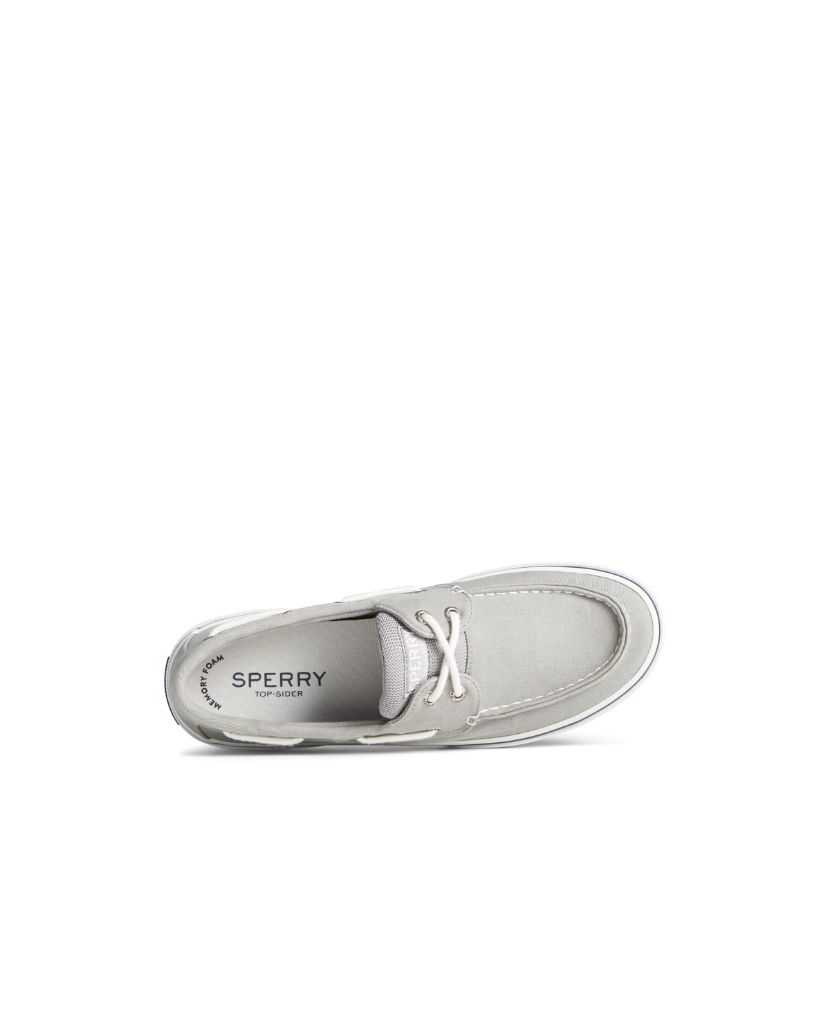 Sperry Men's Halyard 2-eye Boat Shoe In Canvas Grey