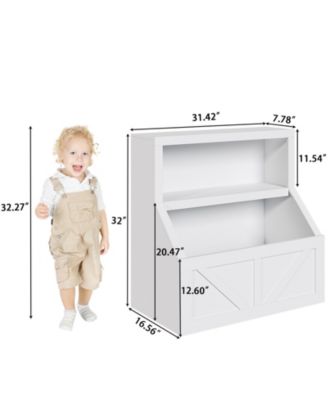 Kids Bookshelf Bookcase Toddlers Playhouse Cabinet Shelf
