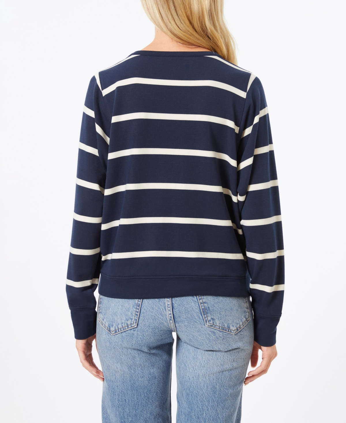 Cable & Gauge Women's Cropped Pullover Sweatshirt