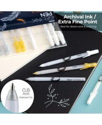 12ct Gold/Silver/White Gel Pens Y30-80600-55