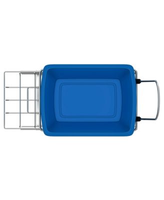 Pullout Trash Can 35 qt. for Kitchen Cabinets, Blue, RV-12KD-22C-S