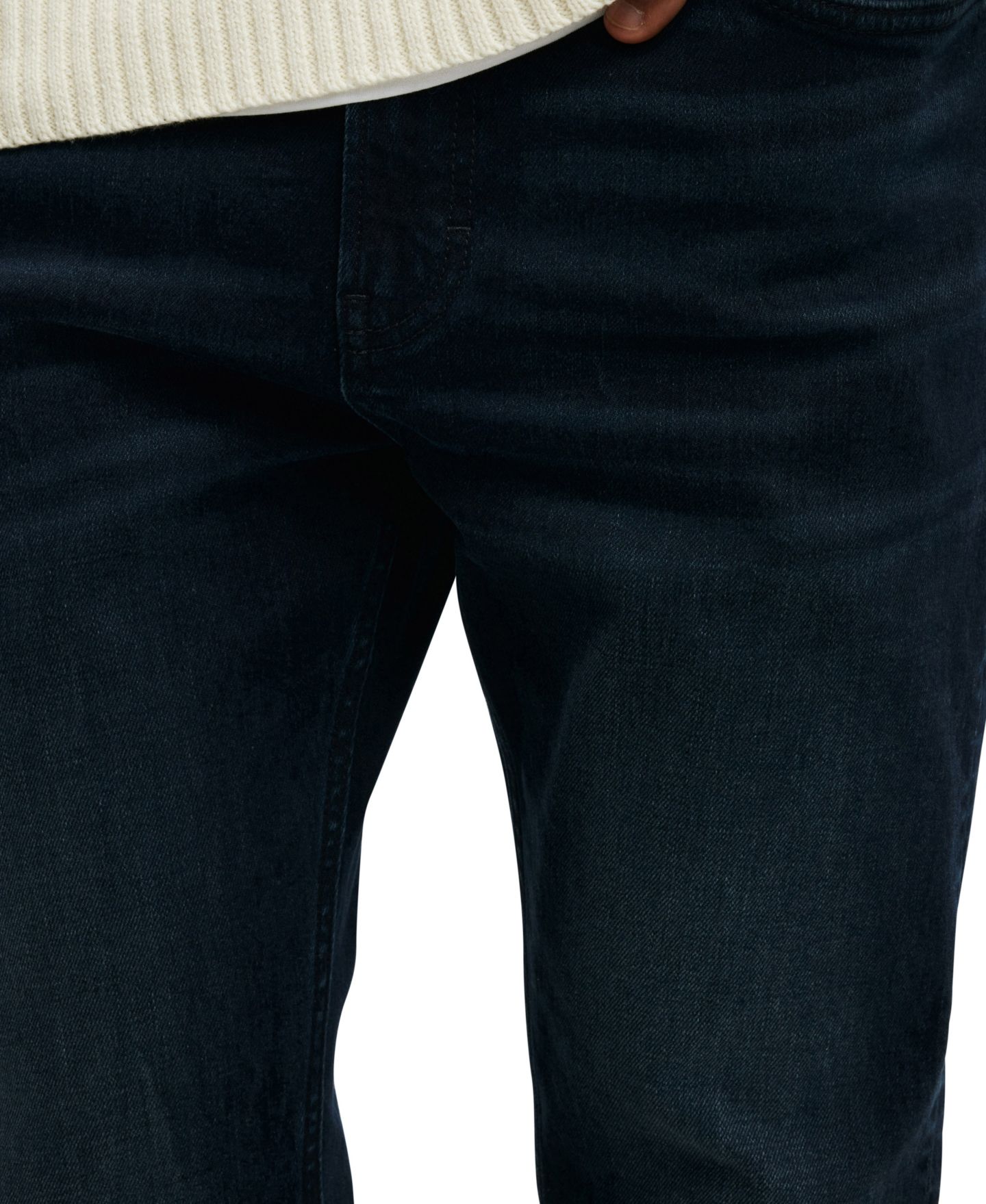 Мужские джинсы COTTON ON Relaxed Tapered, цвет: Синий — фото 5