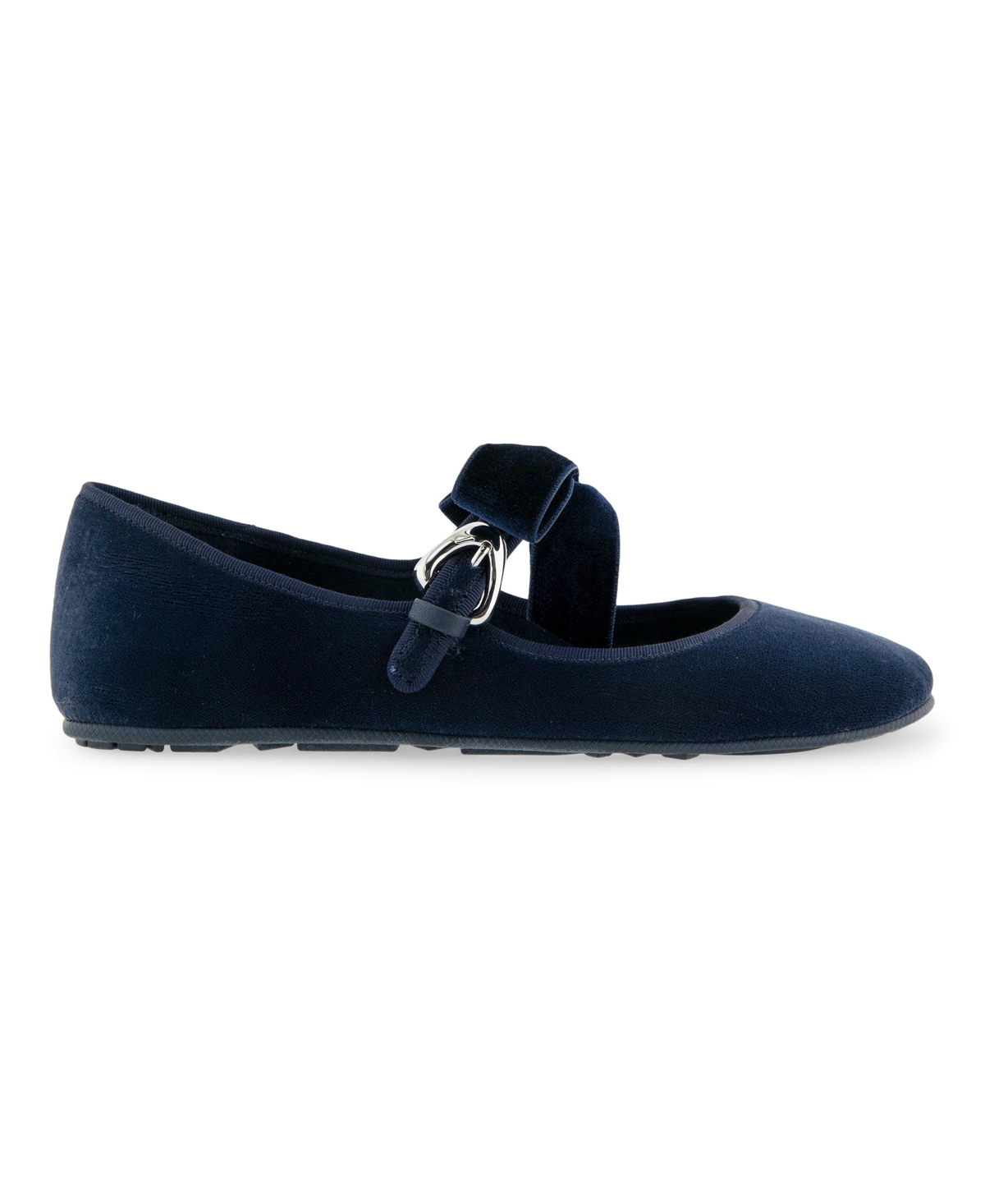 AEROSOLES WOMEN'S POPPY BOW MARY JANE FLATS 