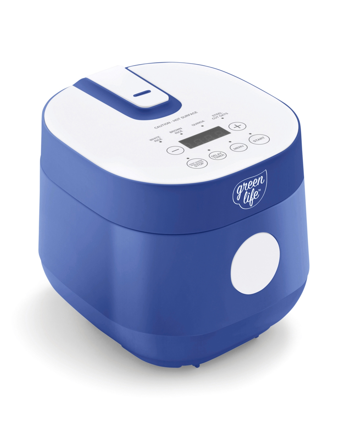 Greenlife Ceramic Nonstick Healthy Go Grains Rice Cooker In Blue