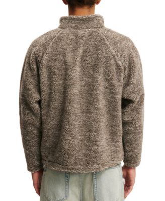 Men's Teddy 1/2 Zip Fleece Sweatshirt