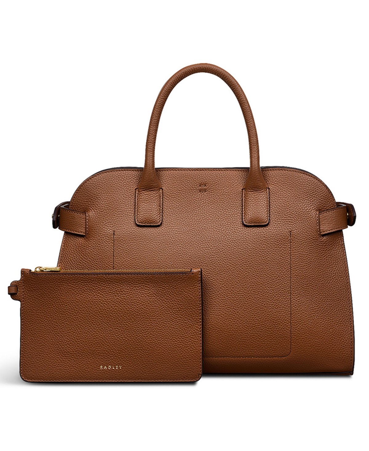 Radley London Rathbone Medium Open Top Satchel Bag In Saddle