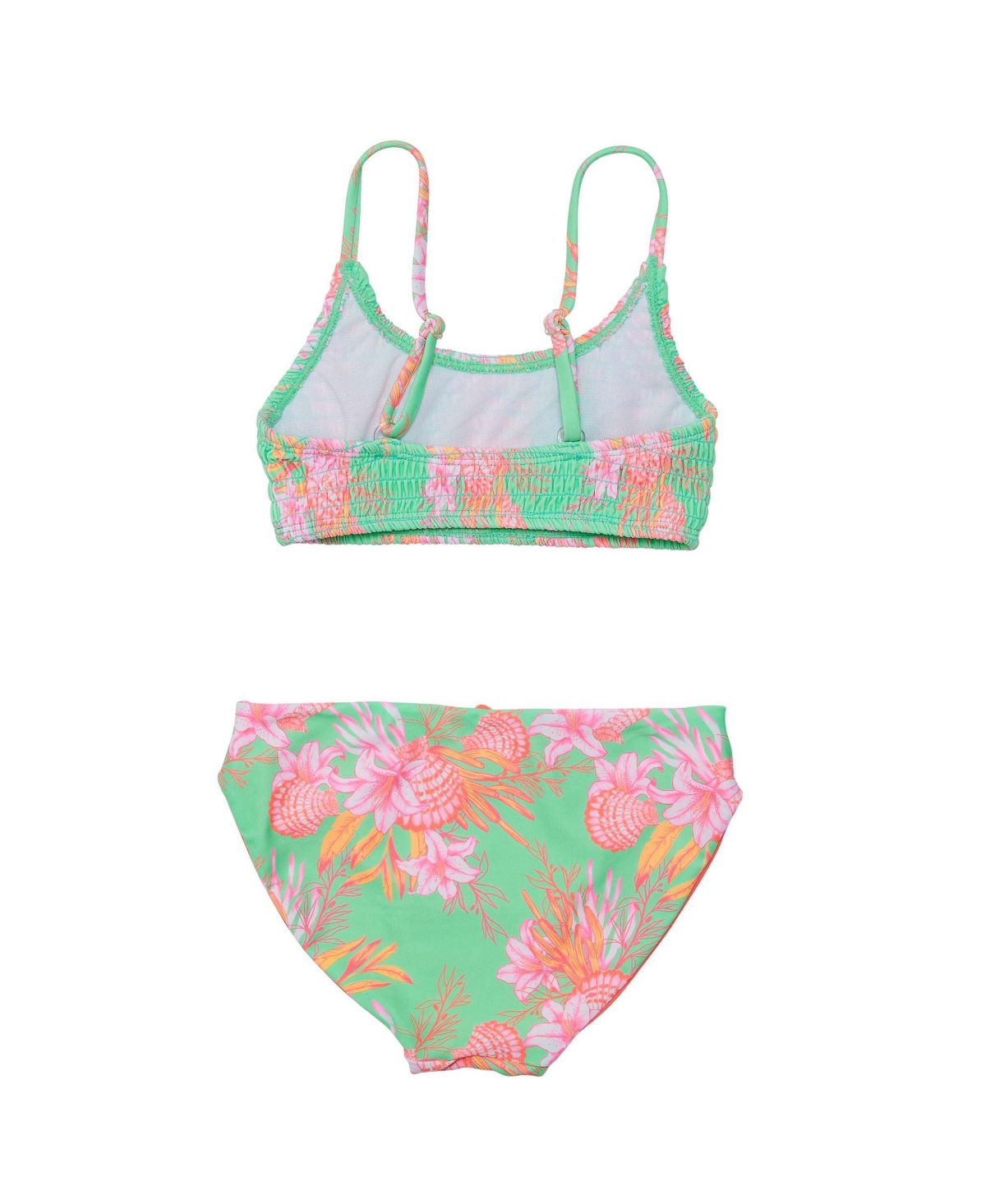 Snapper Rock Big Girls Coastal Shells Sustainable Bikini
