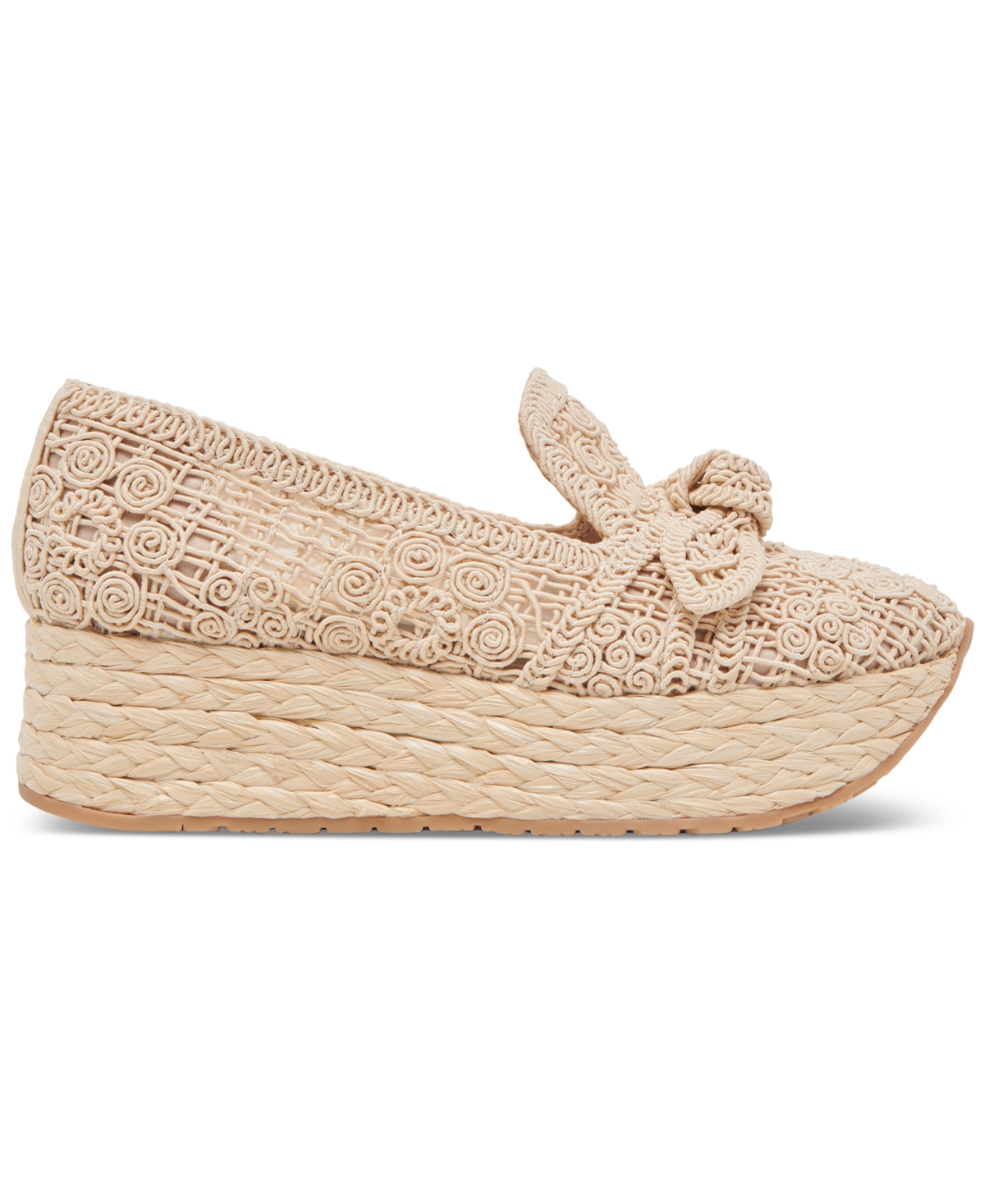 Dolce Vita Jaka Sneakers Natural Macrame In Natural Macrame