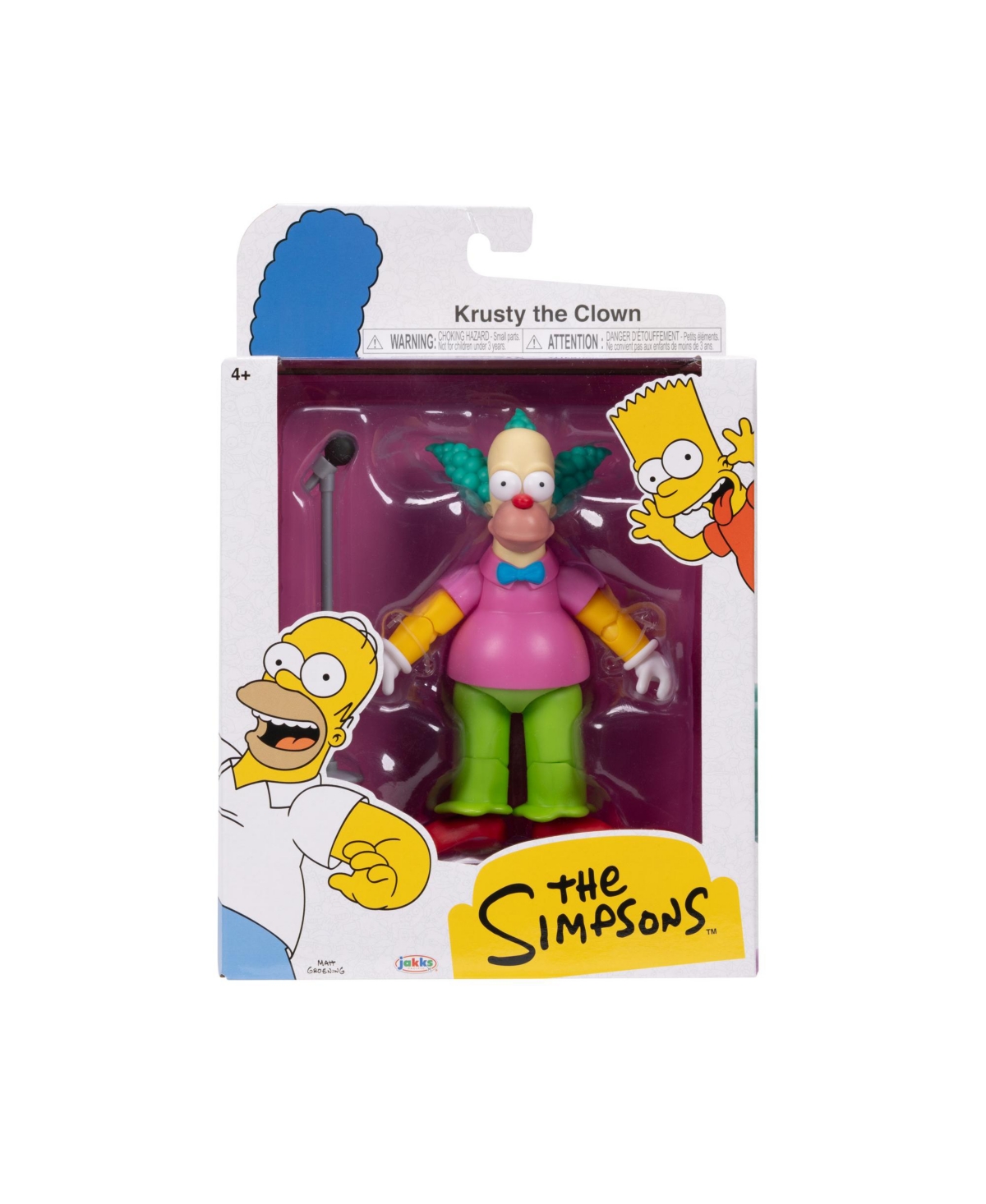 The Simpsons 5" Krusty Wave 2 Action Figure Toy In Multicolor
