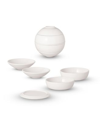 La Petite Boule White 5-Piece Appetizer Set