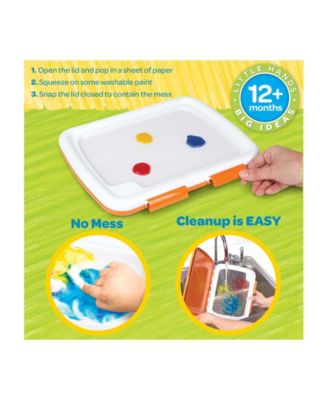 Easy-Clean Finger Paint Station