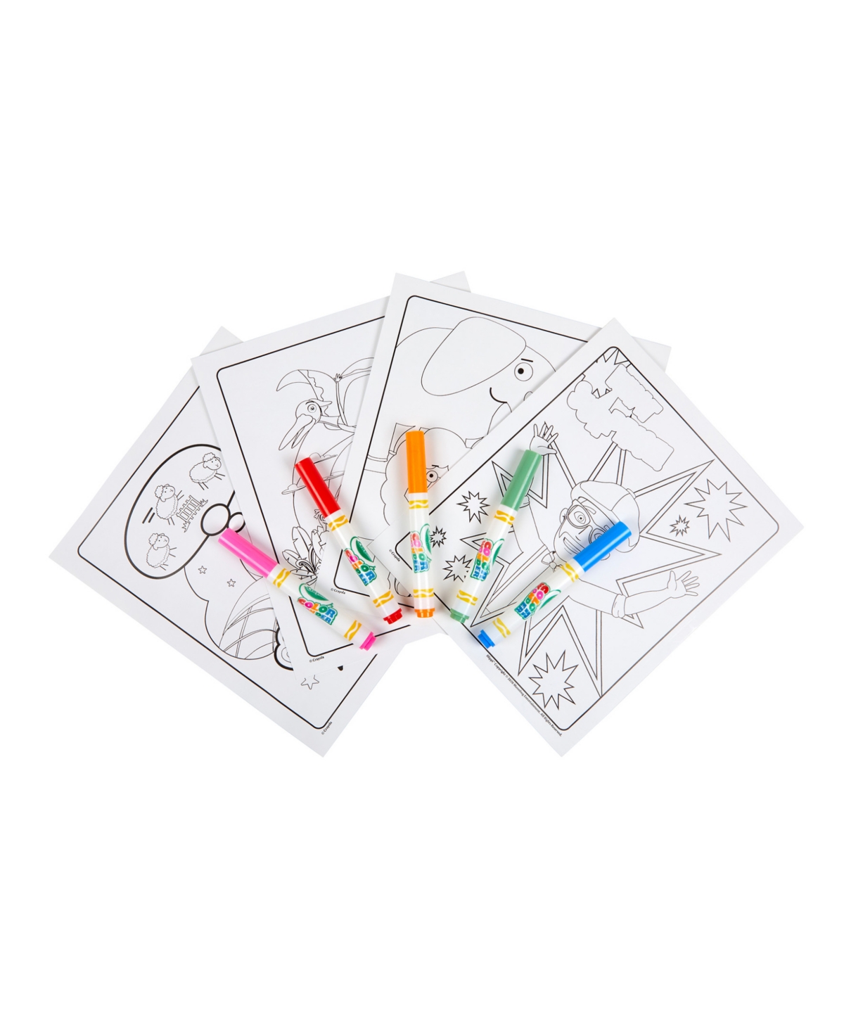 Crayola Color Wonder Blippi Coloring Pad and Markers, Pack of 2