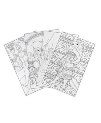 Giant Coloring Princess Pages, Pack of 4