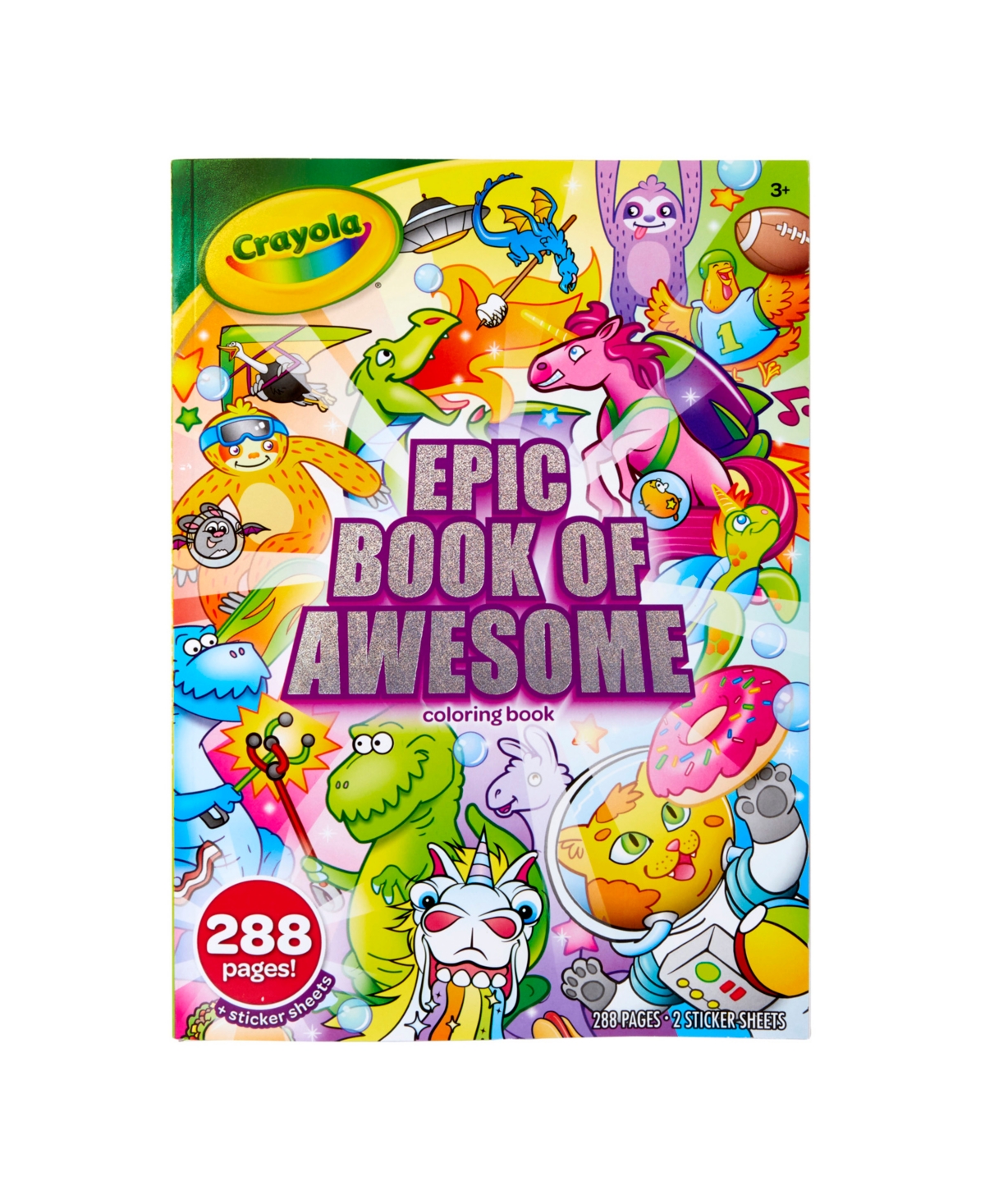 Crayola Epic Book Of Awesome 288-page Coloring Book, Pack Of 6 In Multi