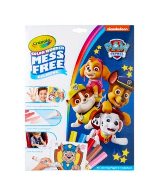 Color Wonder Mess Free Coloring Pad Markers and Paw Patrol, Pack of 2