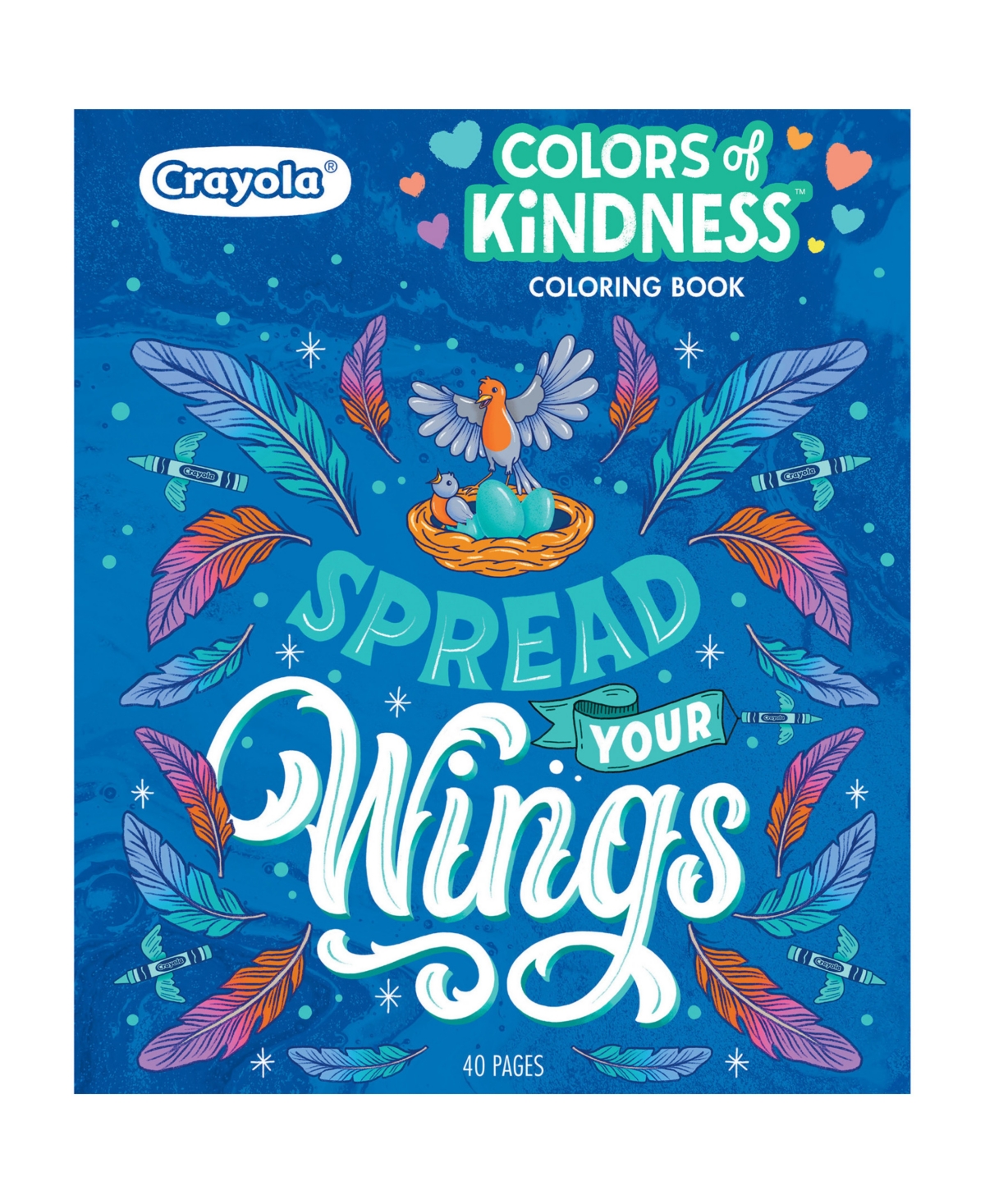 Crayola Colors Of Kindness Adult Coloring Book, Pack Of 4 In Assorted