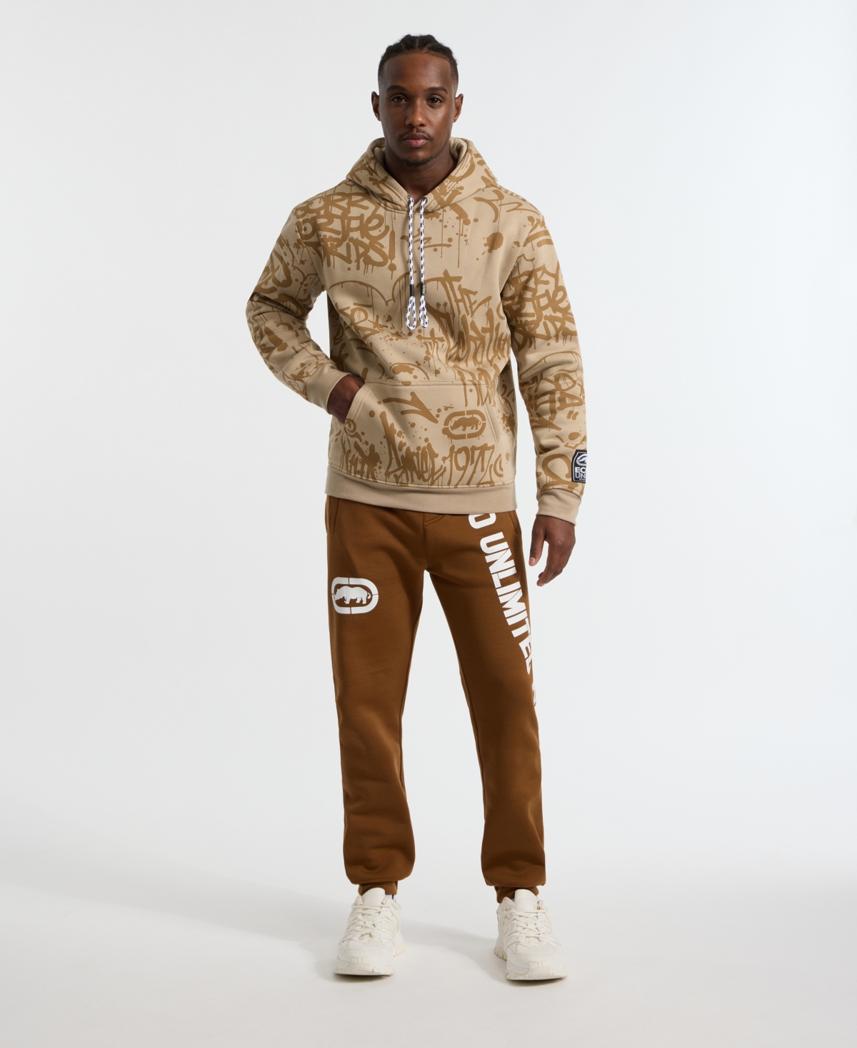 Ecko Unltd Men's Intertwine Splash Hoodie