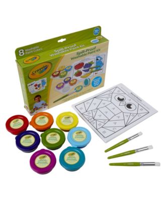 Spill-Proof Washable Paint Kit