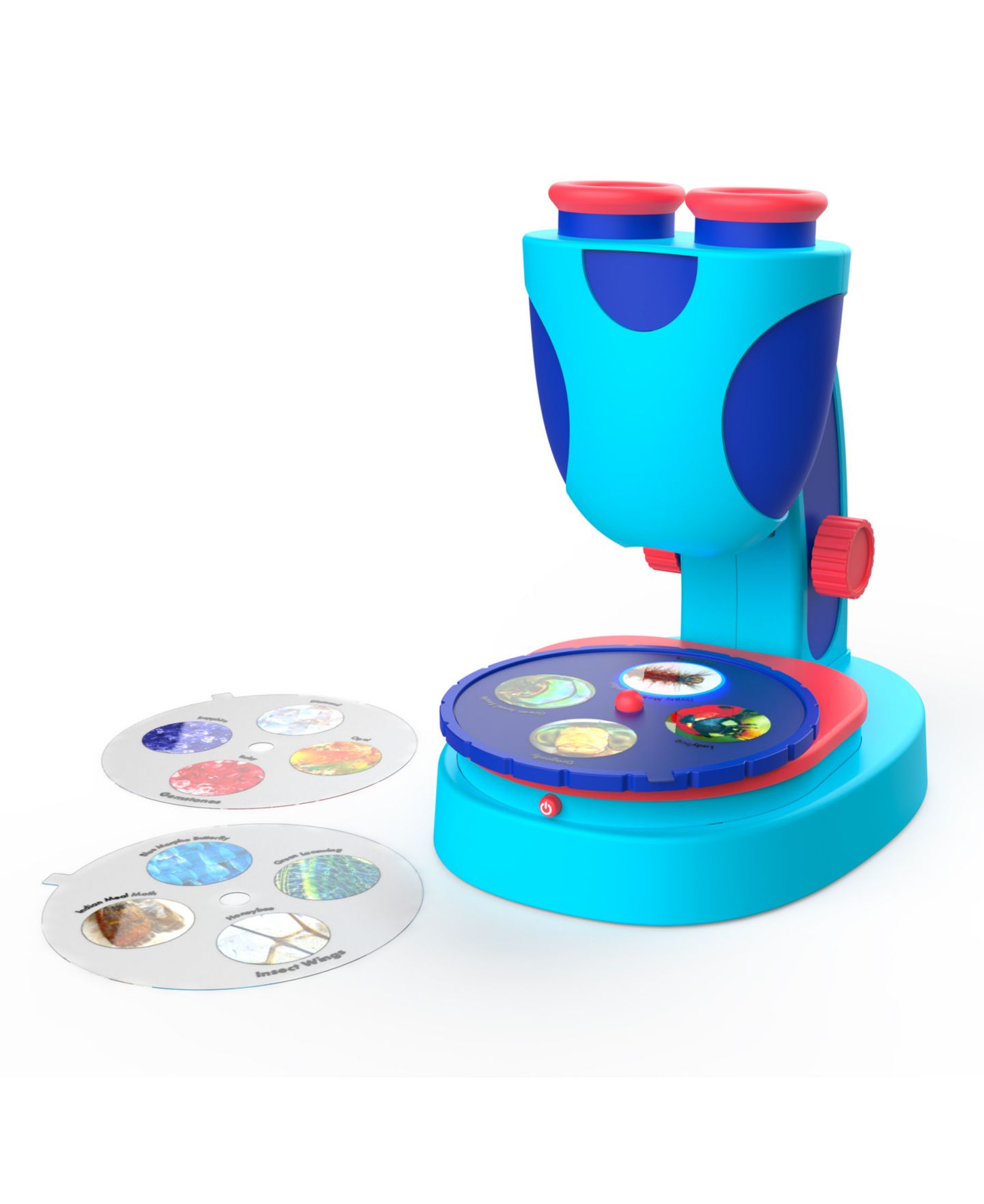 Детские игрушки Educational Insights Kidscope 3x Magnification Microscope with 15 Printed Slides and LED Light, Ages 5+ — фото 6