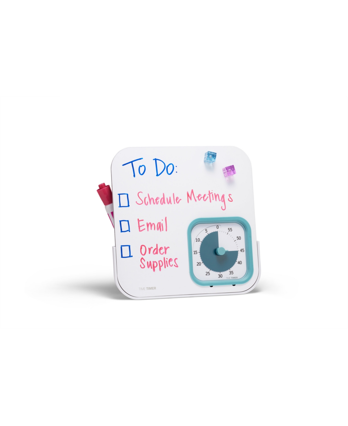 Time Timer Mod Timer + Magnetic Dry Erase Board In White