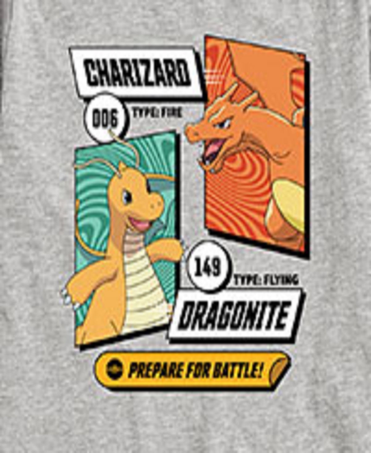 Hybrid Big Boys Pokemon Graphic Tee