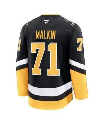 Men's Evgeni Malkin Black Pittsburgh Penguins Alternate Premium Jersey