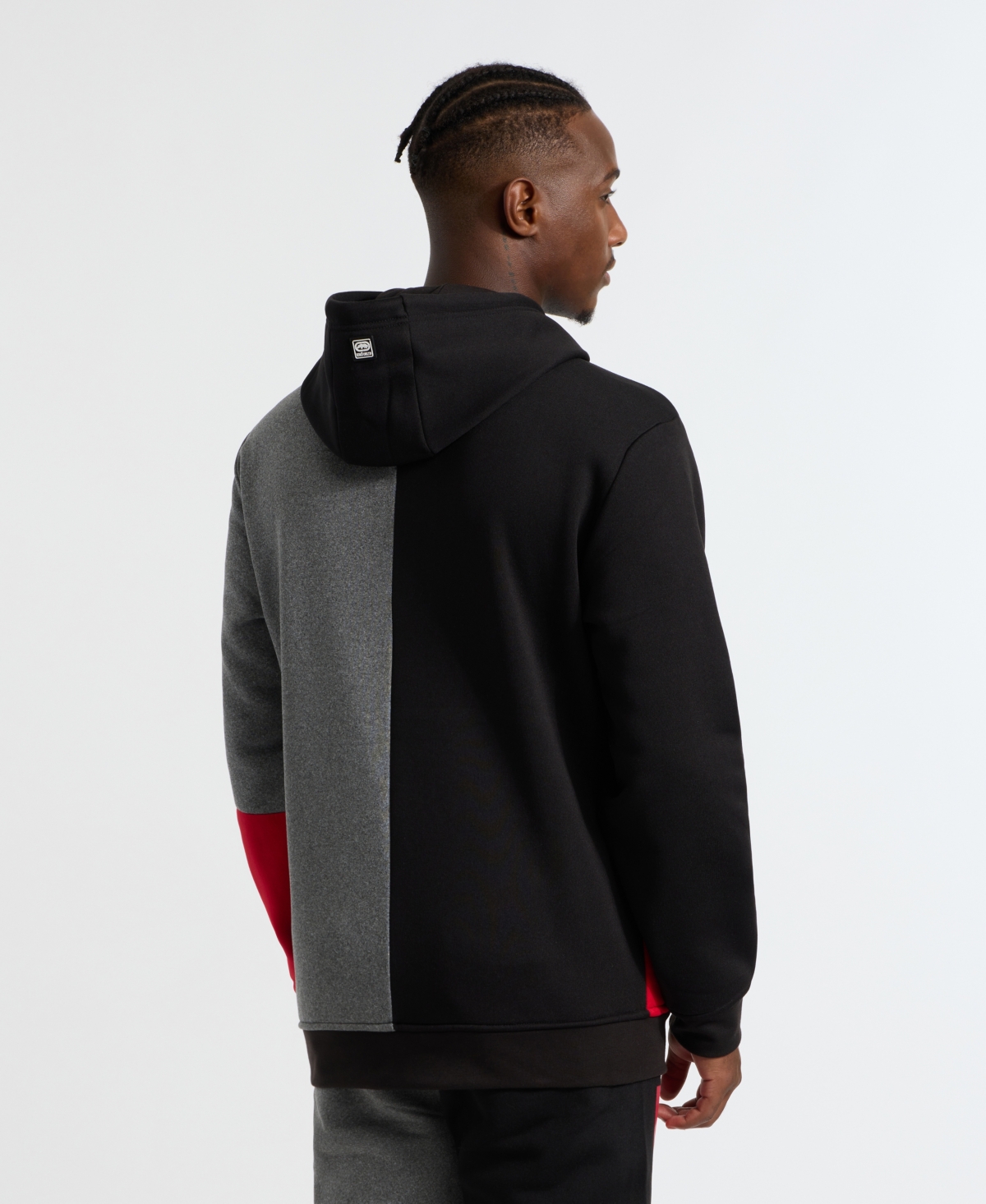 Ecko Unltd . Team Up Hoodie In Grey Marled