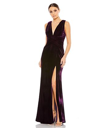 velvet dress near me Pauline Dress: Red Maxi for Formal Wedding Guest Built this way Velvet Dress - Bloomingdale's