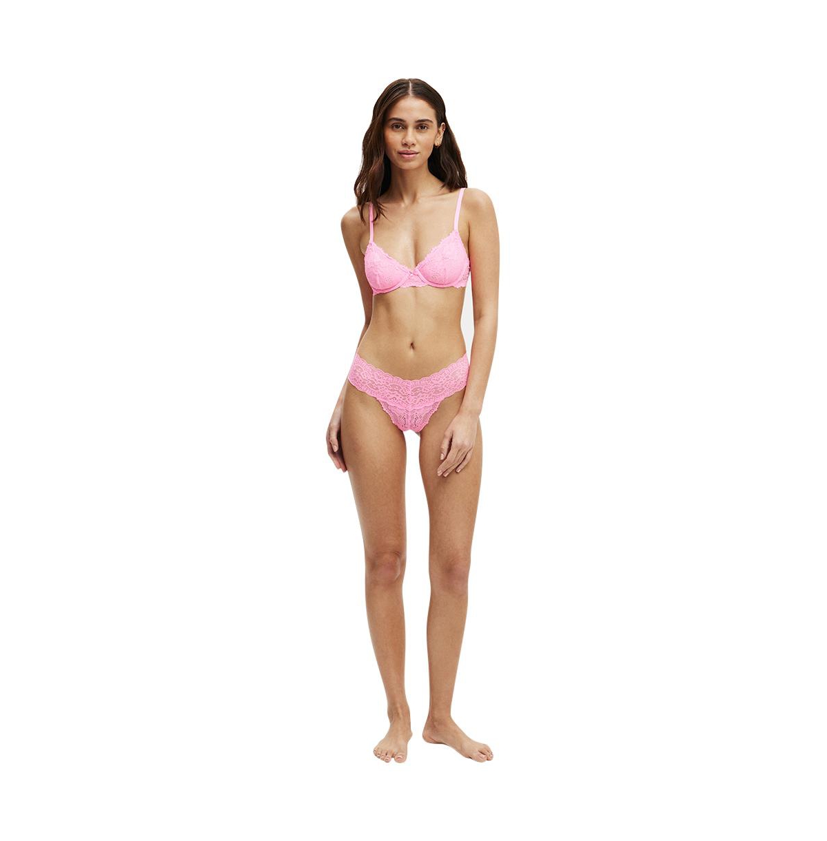 Cotton On Women's Everyday Lace Underwire Bra