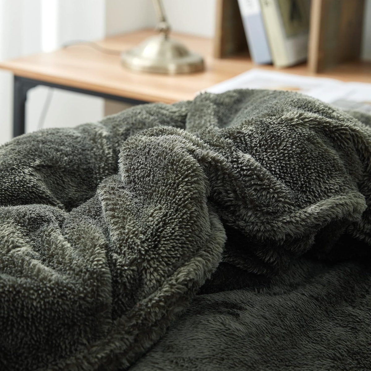 Coma Inducer Oversized Comforter - The Original Plush -- Dark forest