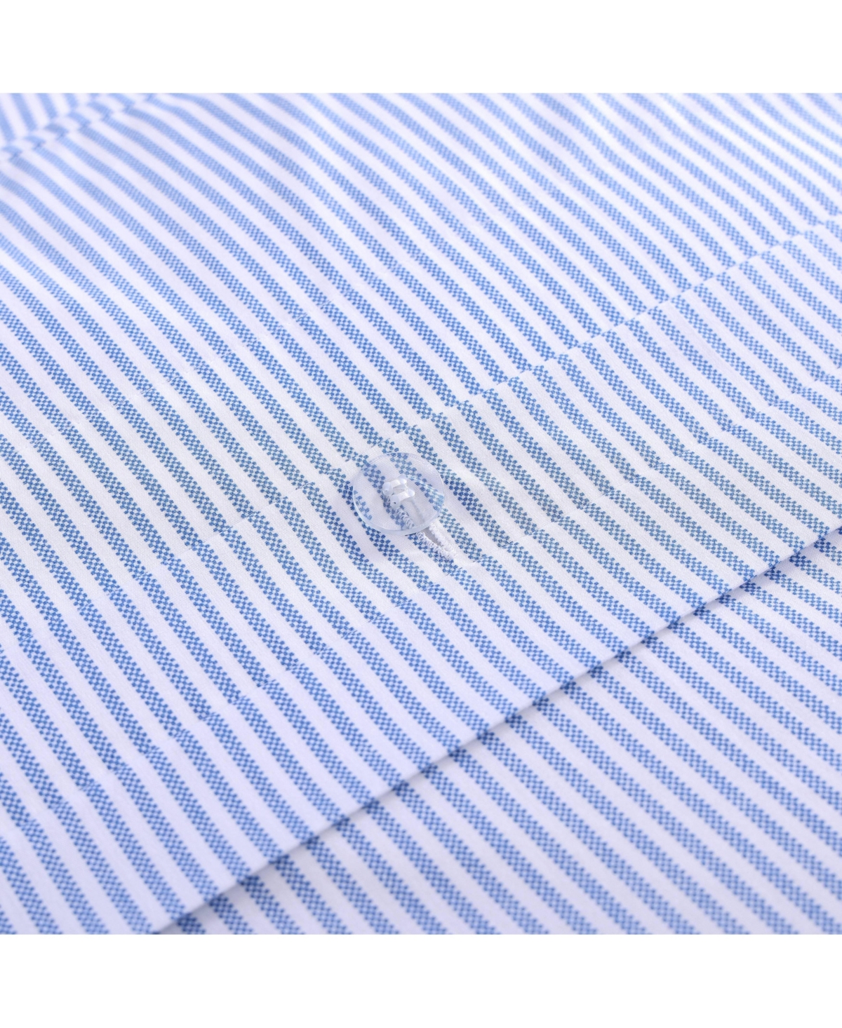 Poppy & Fritz Oxford Stripe Cotton3 Piece Duvet Cover Set-King - Blue