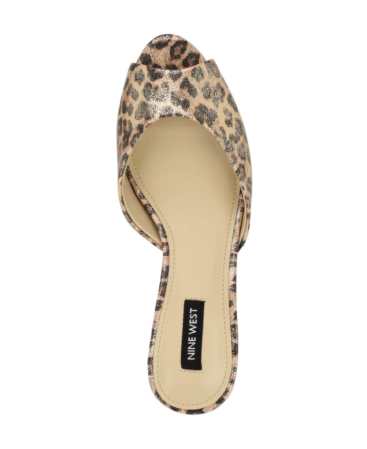 NINE WEST WOMEN'S LUVLIE OPEN TOE KITTEN HEEL DRESS SANDALS 