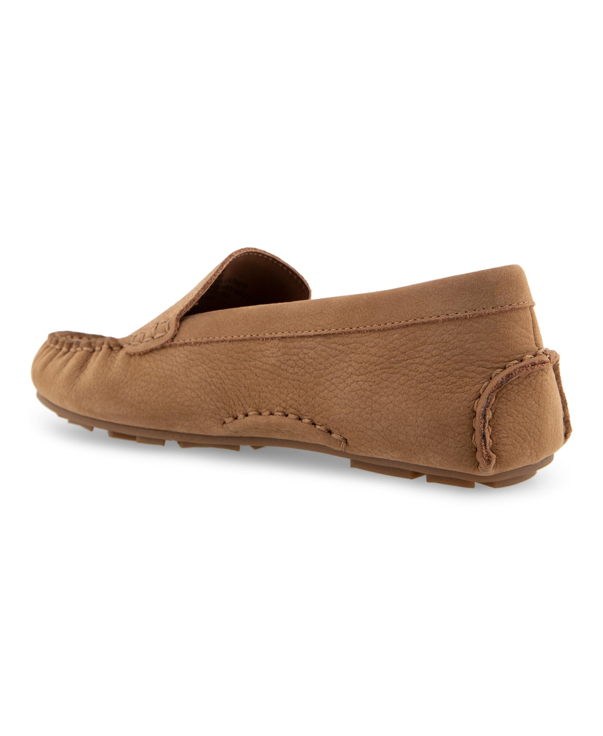 Shop Aerosoles Women's Coby Moccasins Flats In Camel Pebbled Nubuck