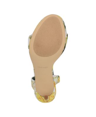 Nine West Sandali Donna Loola Con Tacco 11 Cm E Cinturino Caviglia - Vernice Nera