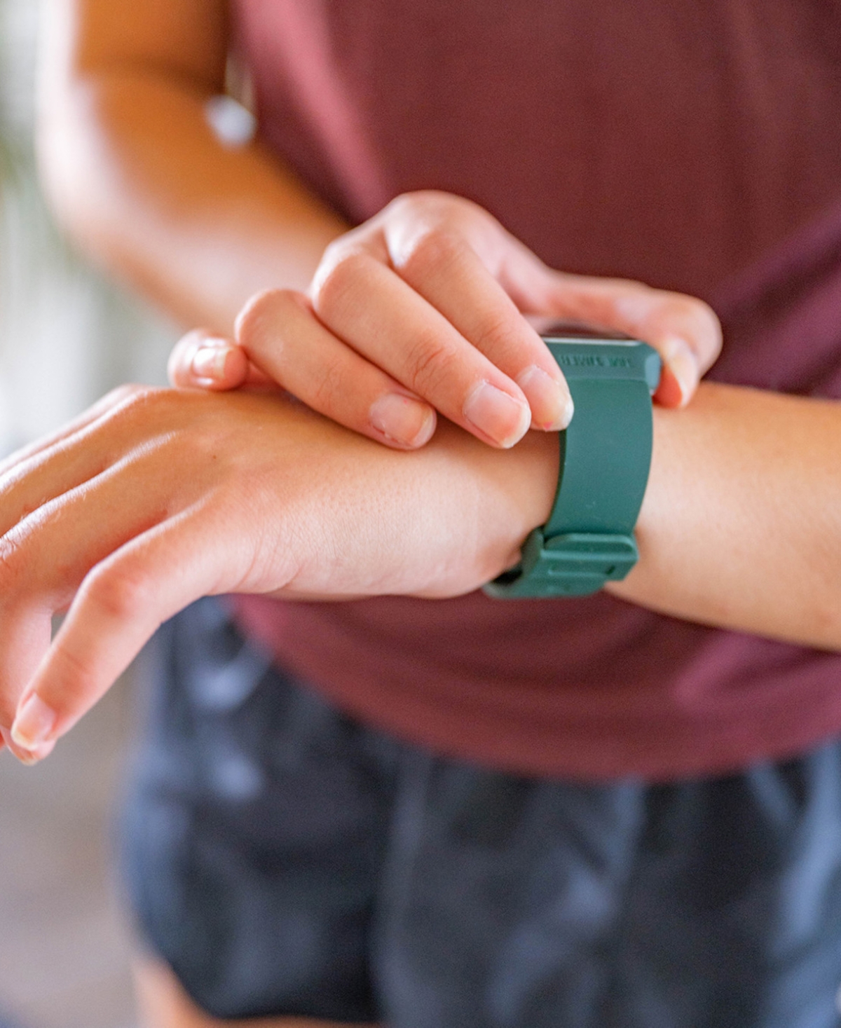 Time Timer Watch, Large In Sequoia Green