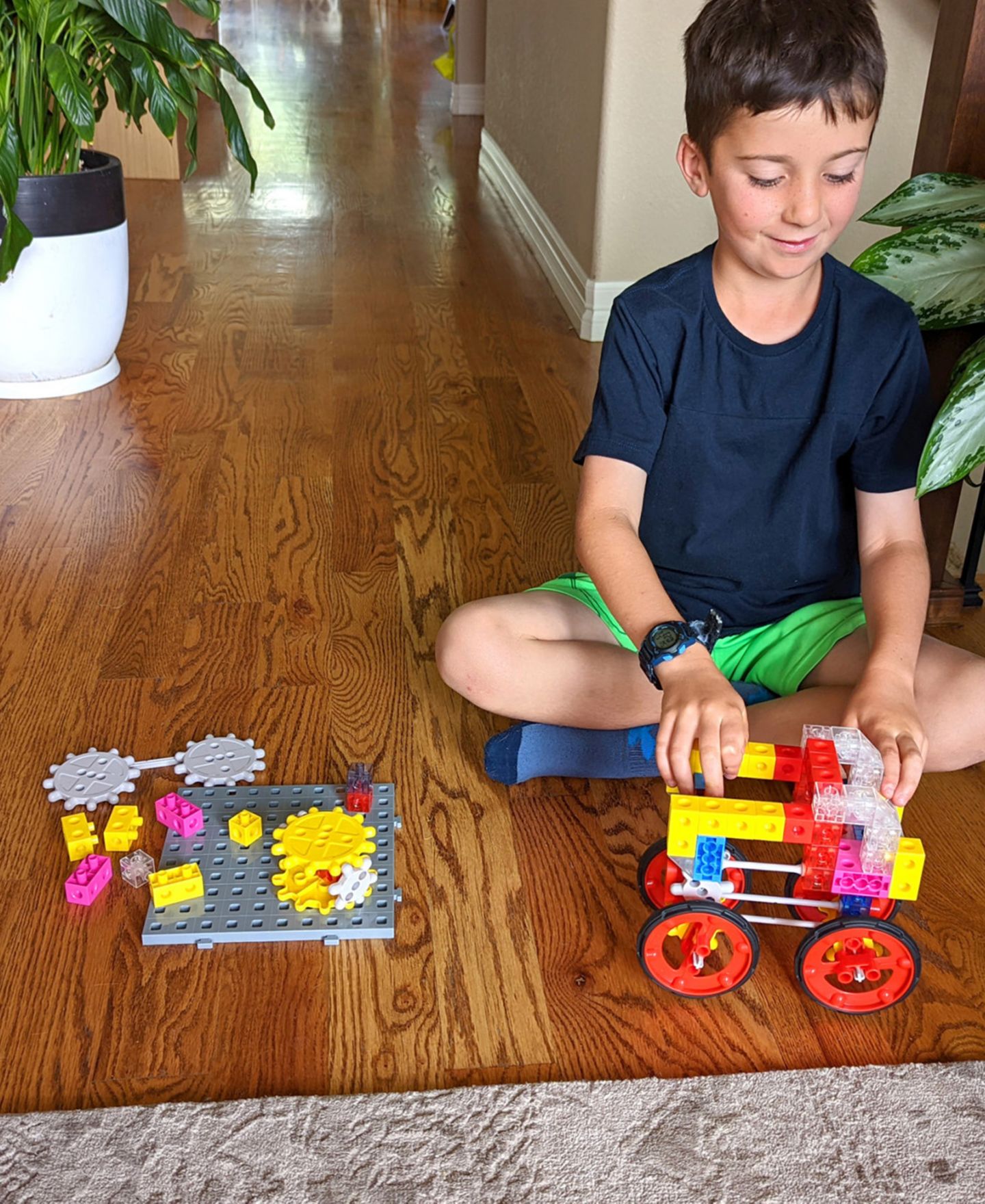 Детский конструктор edxeducation My Gears 117-Piece Building Set, Ages 4+ — фото 8