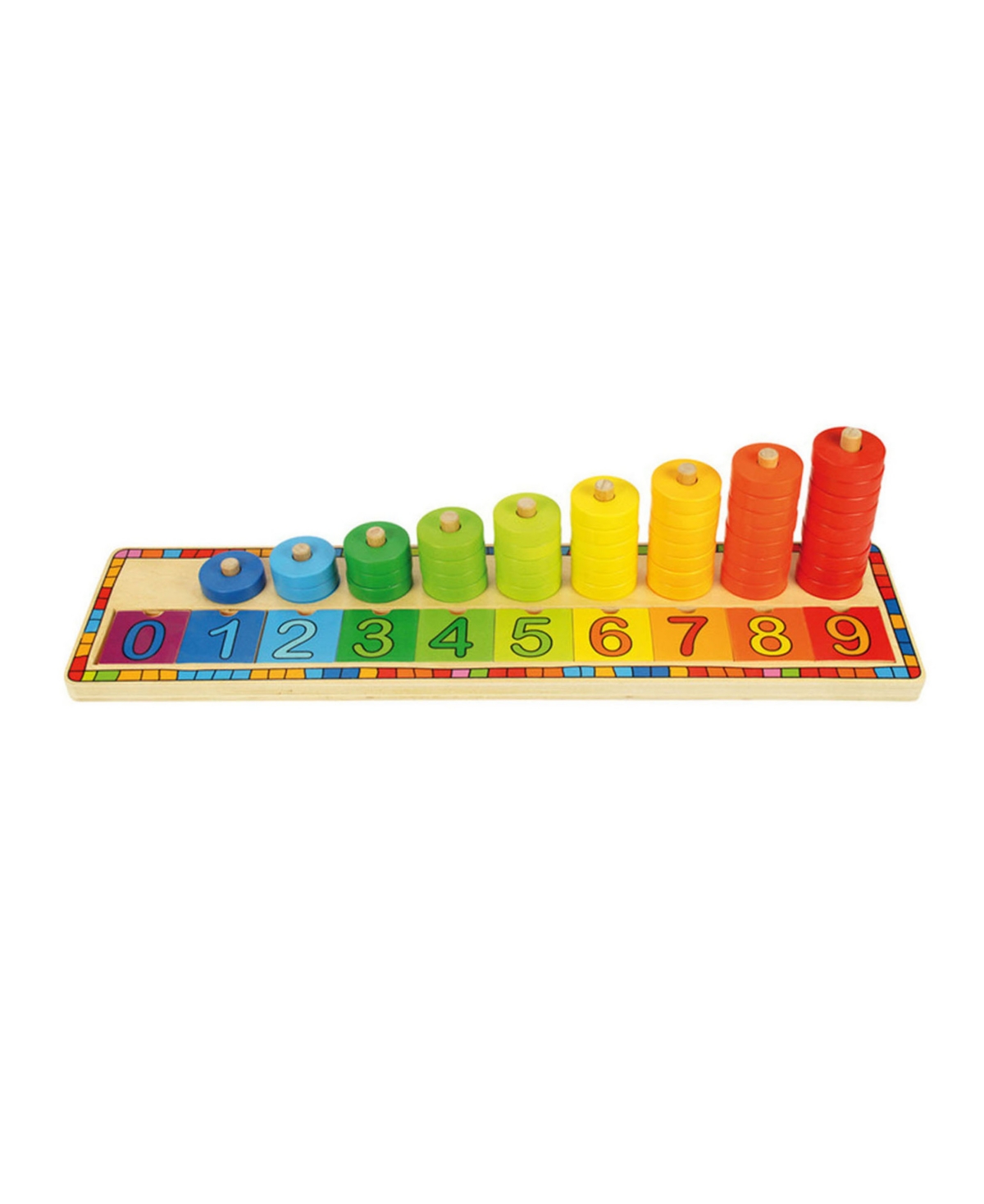 Bigjigs Toys Wooden Learn To Count In Multi