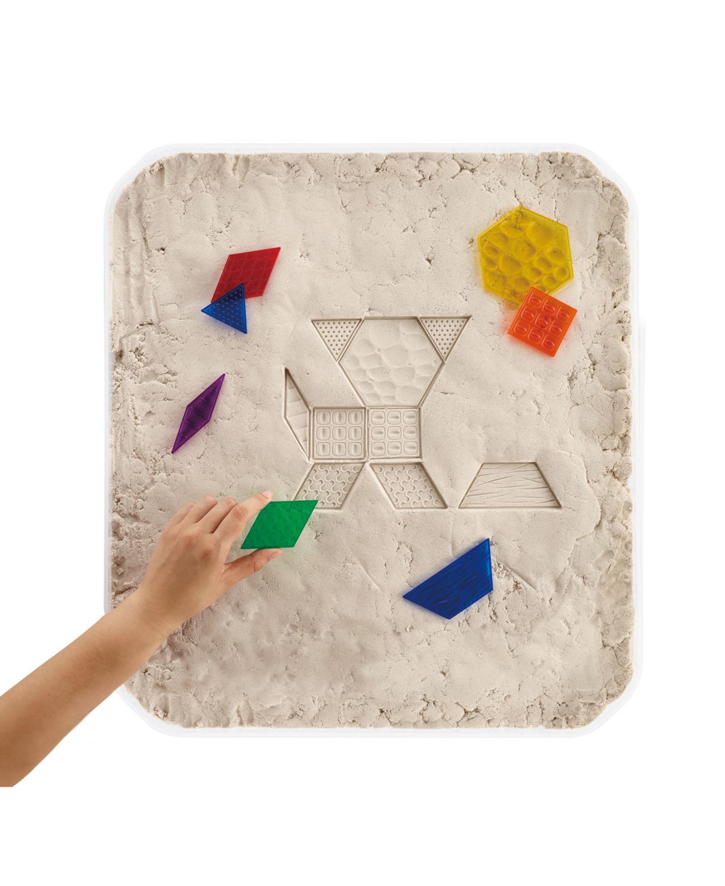 Детский конструктор edxeducation Translucent Sensory Pattern Blocks — фото 5