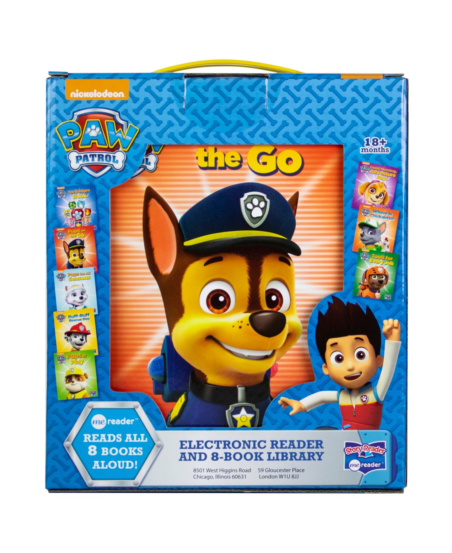 Детские игрушки PI Kids PAW Patrol Me Reader Early-Reader Interactive 8-Book Box Set, Ages 2+ — фото 3