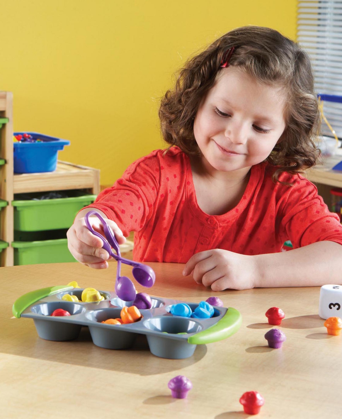Learning Resources Mini Muffin Match Up Math Activity Set In Multi