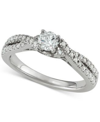 Macy's - Diamond Engagement Ring (5/8 ct. t.w.) in 14k White Gold