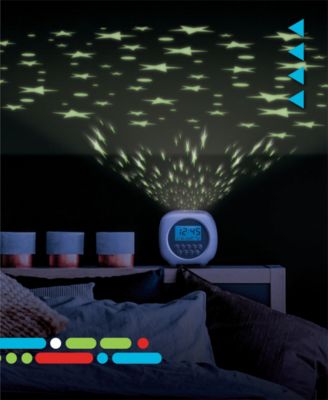Moon & Stars Projection Alarm Clock & Sound Machine