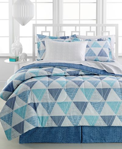 CLOSEOUT! Blake 8-Pc. Bedding Ensembles, Reversible