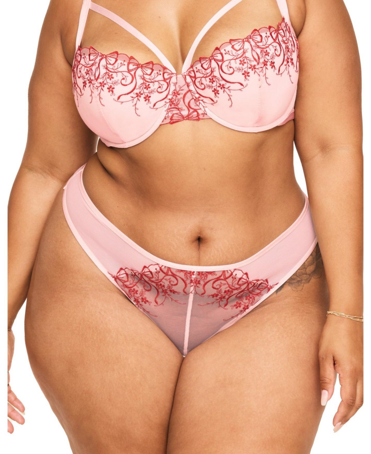 Adore Me Plus Size Erica Thong Panty