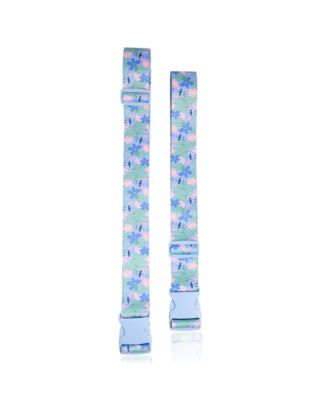 Stitch 2-Piece Luggage Strap Set - Light Tropical Design